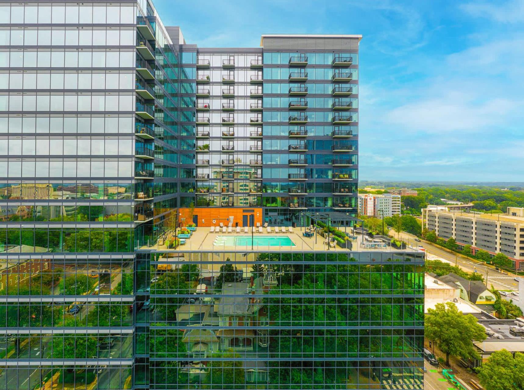 High-Rise Apt Raleigh Free Parking & Sunset View 1 Exterior photo